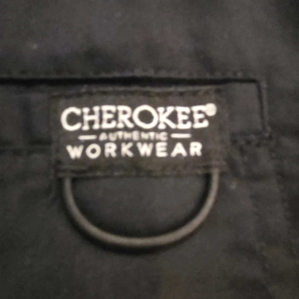 Cherokee Workwear Revolution Men's Black Scrub Jacket. - Picture 5 of 7